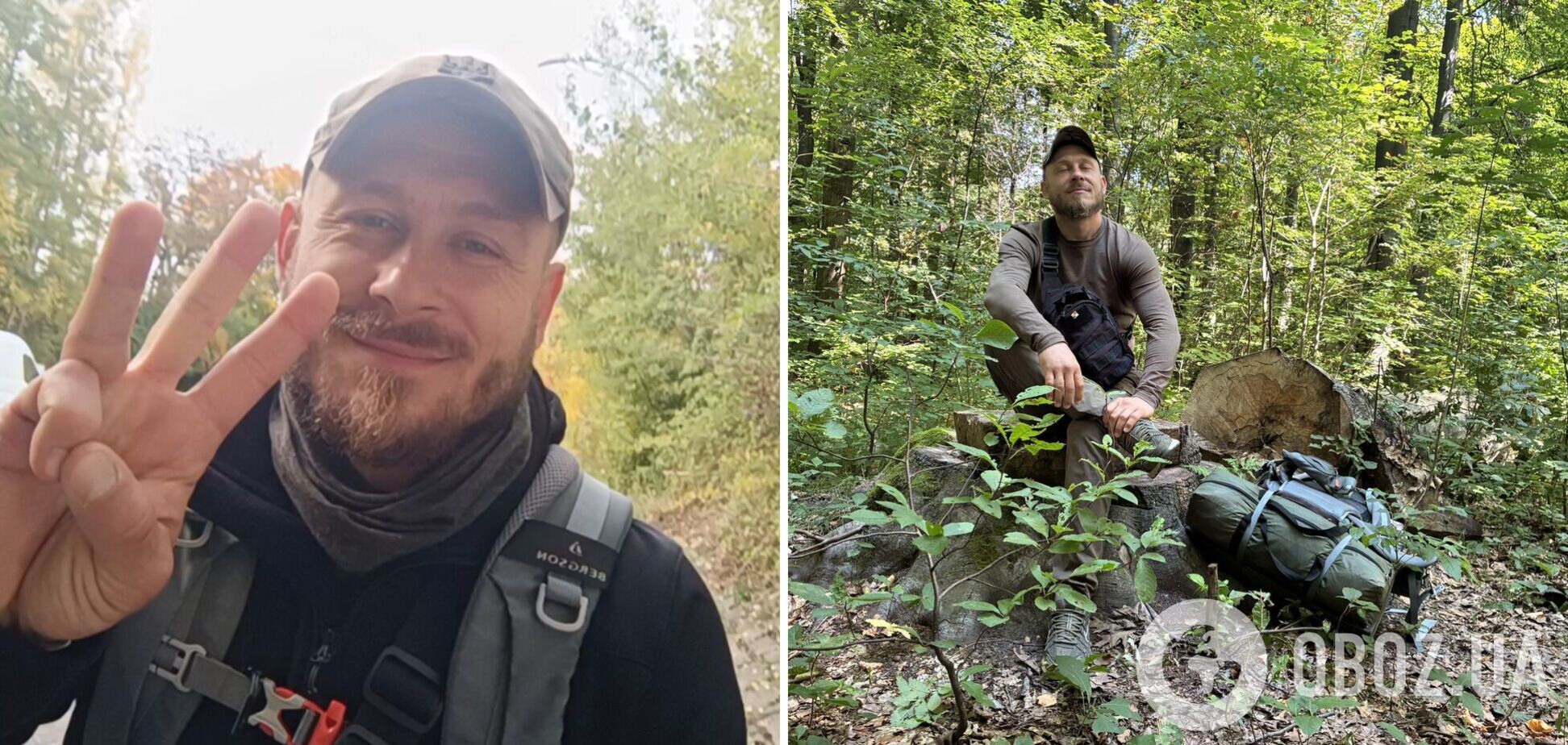 От границы с Польшей до Брюсселя: бывший украинский военный прошел пешком 1500 километров. Видео