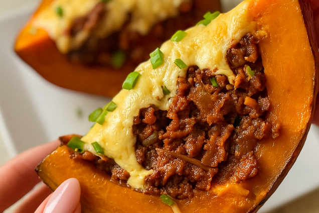 Получится очень сытно: как вкусно запечь тыкву с начинкой