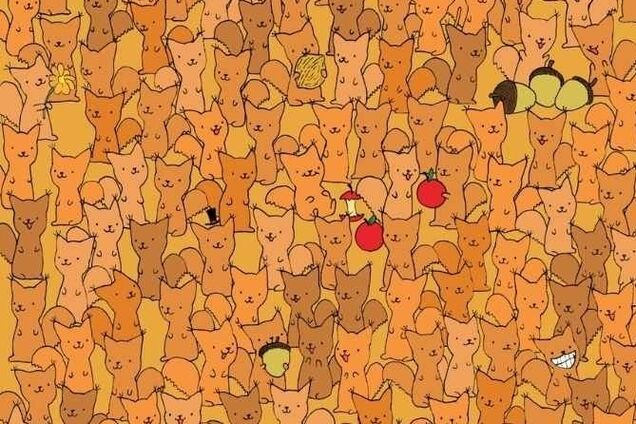 Найдите мышь: веселая головоломка для самых внимательных