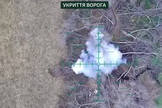 Украинские пограничники уничтожили пять укрытий врага вместе с оккупантами