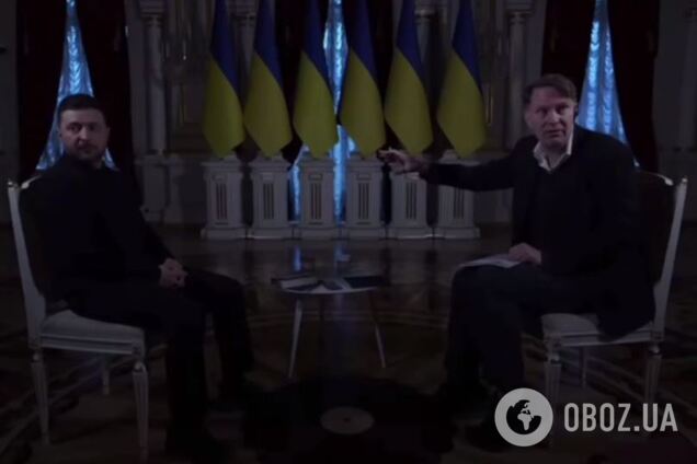 'Європа боїться слова ескалація': під час інтерв'ю Зеленського у Маріїнському палаці зникло світло. Відео