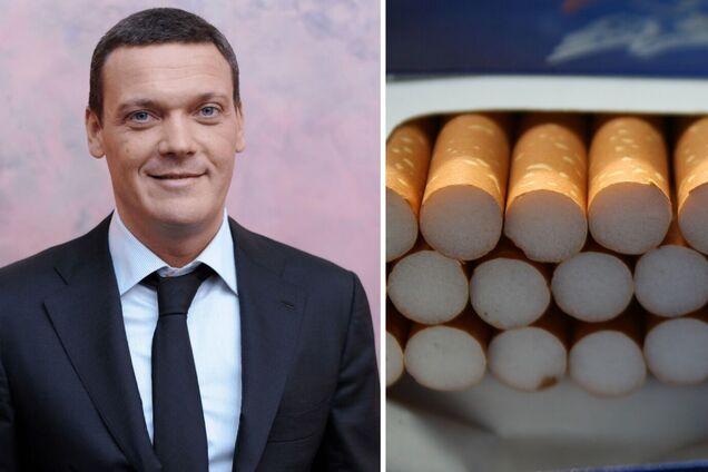 Борис Кауфман, пачка сигарет. Ілюстрація