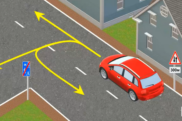 Куда может проехать авто? Тест на знание ПДД
