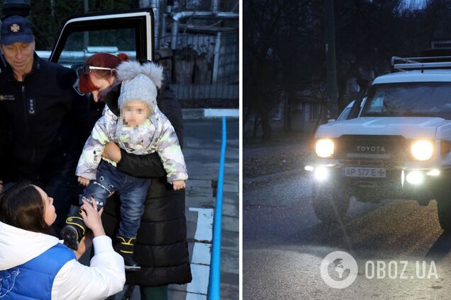 На Запоріжжі рятувальники вивезли з-під обстрілів чотири покоління однієї родини. Фото і відео