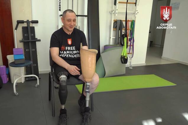 Після ампутації й полону: оборонцю Маріуполя встановили один із найкращих протезів у світі. Відео