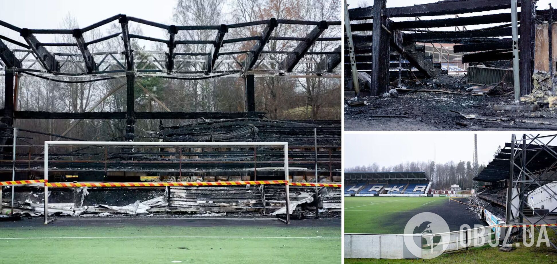 У Фінляндії 15-річний футбольний фанат спалив легендарний стадіон. Відео