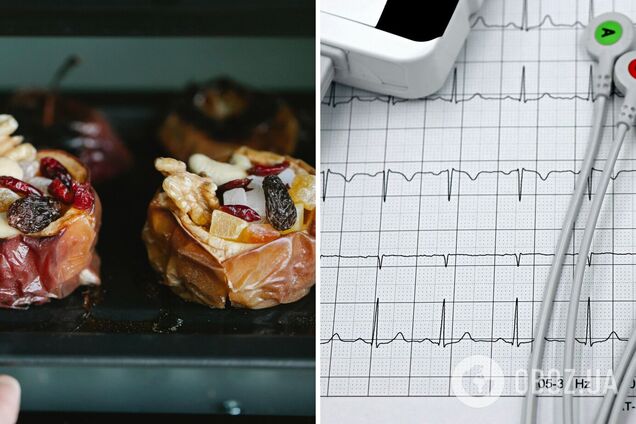 Польза запеченных яблок для сердца