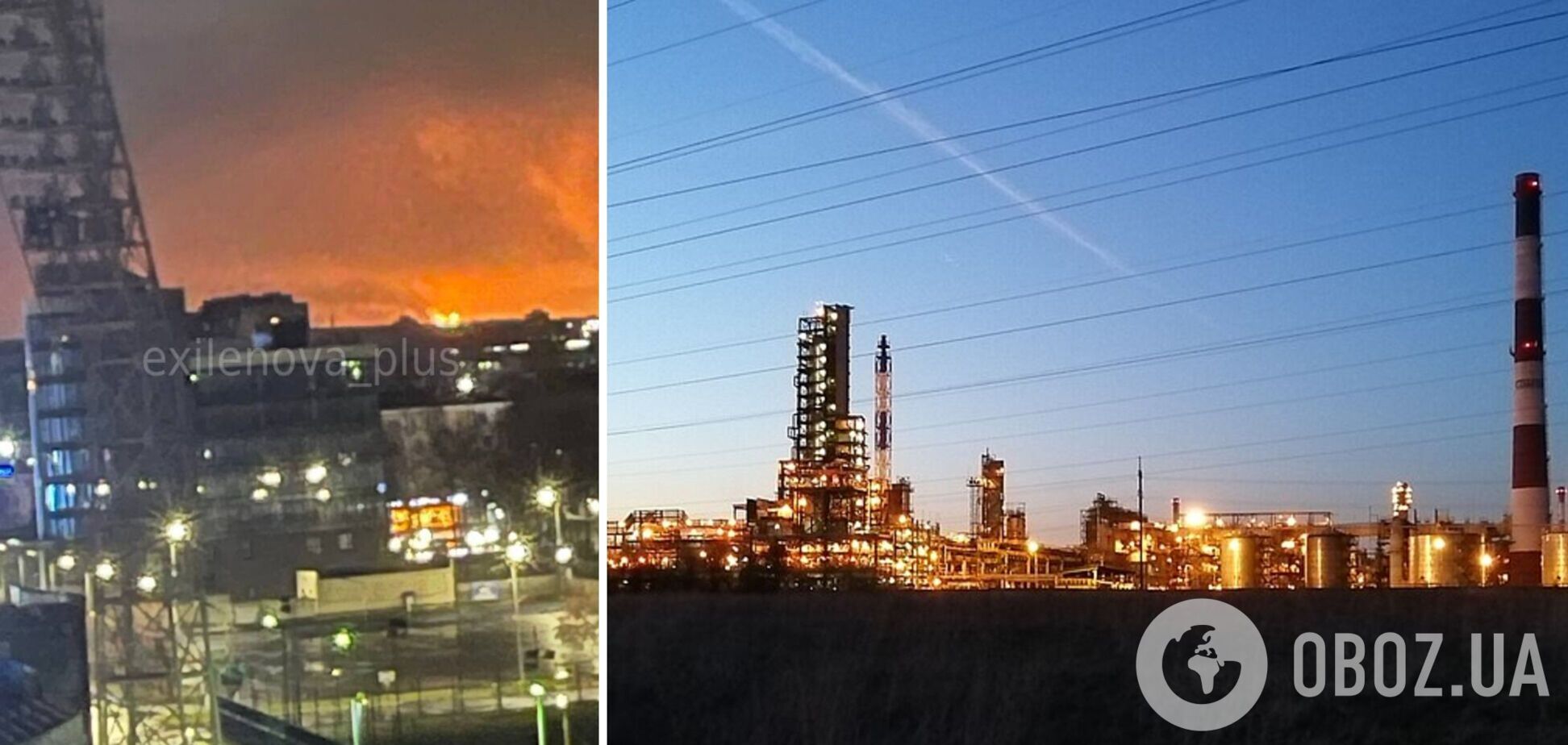 Заграву видно здалеку: дрони атакували НПЗ у російському Ярославлі. Відео