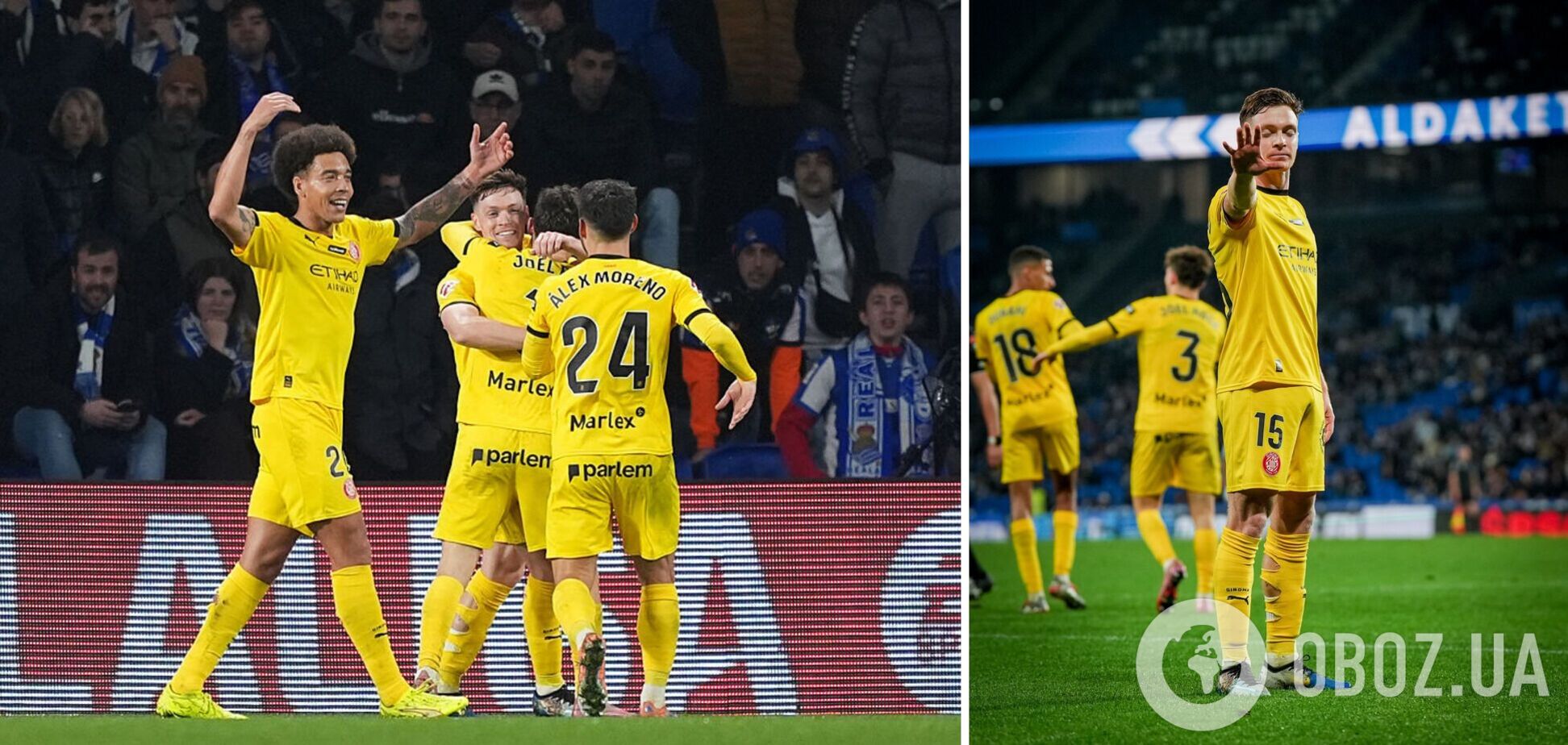 Футболіста збірної України освистали за гол п'ятою в чемпіонаті Іспанії. Відео