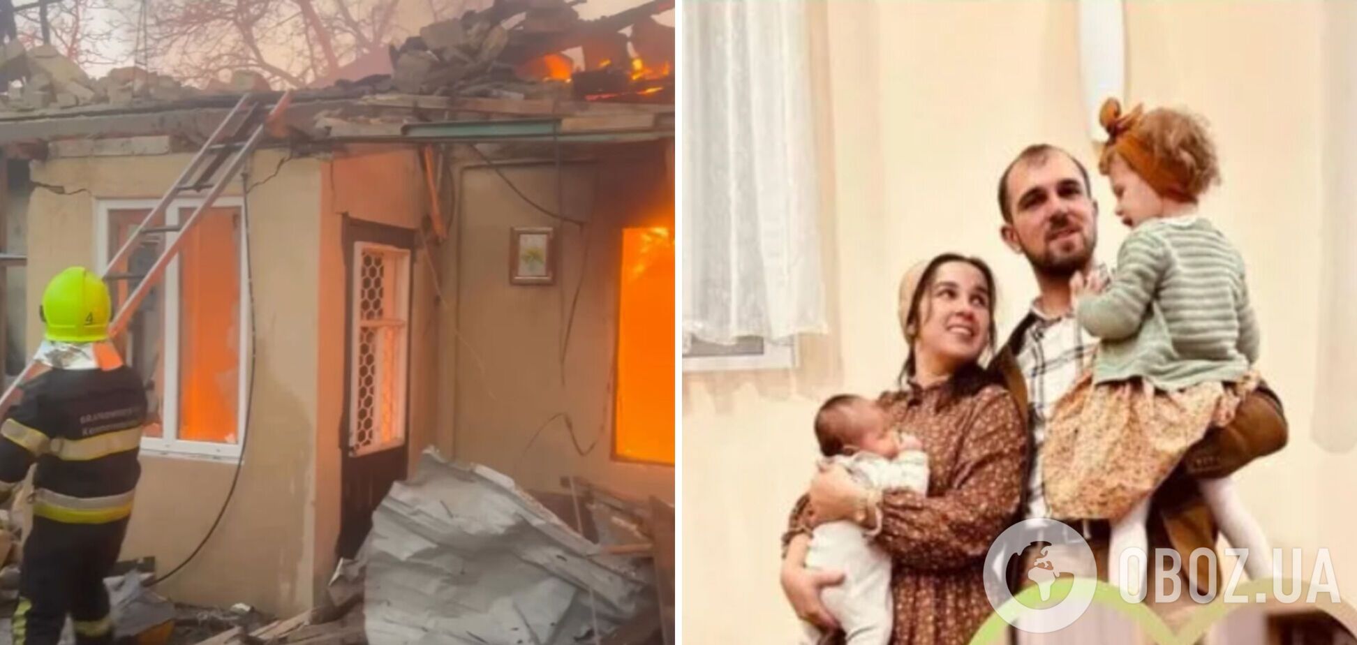 В Одессе в результате вражеской атаки загорелся дом мужчины, который в прошлом году в результате удара РФ потерял жену и сына