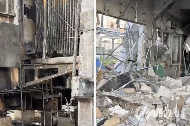 'Тут було наше світло': енергетики показали наслідки атаки РФ по підстанціях на Одещині. Відео