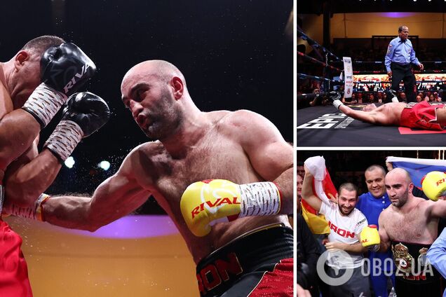 Жертва Усика одним ударом брутально нокаутував жертву Кличка і став чемпіоном світу в надважкій вазі, піднявши російський прапор. Відео