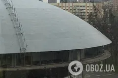 В КГГА показали, как идет реставрация известной 'Летающей тарелки' на Лыбедской в Киеве. Фото