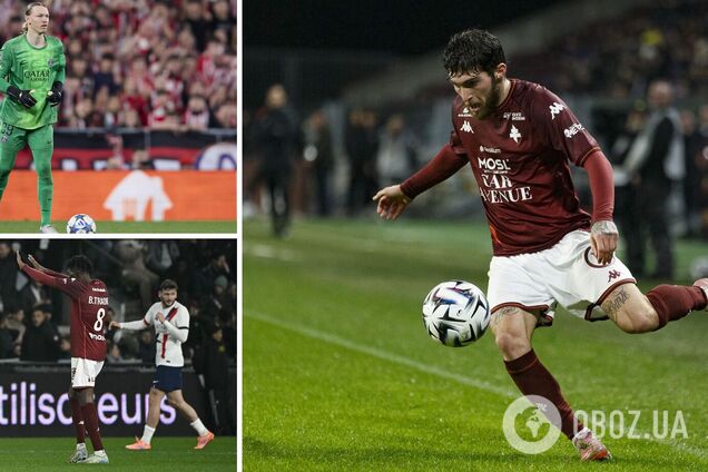 Футболист 'Динамо' 'расстрелял' российского голкипера в чемпионате Франции. Видео