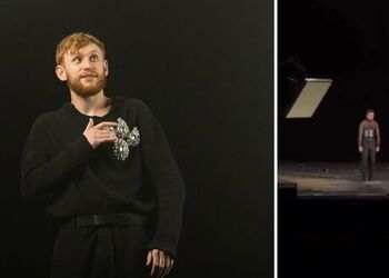 В театре 'проклятие' спектакля 'Макбет' едва не убило известного актера на глазах у зрителей. Жуткое видео