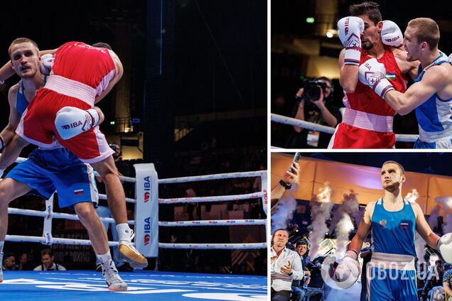 Россиянин укусил соперника в финале ЧМ по боксу, но вместо дисквалификации получил 'золото'. Видео