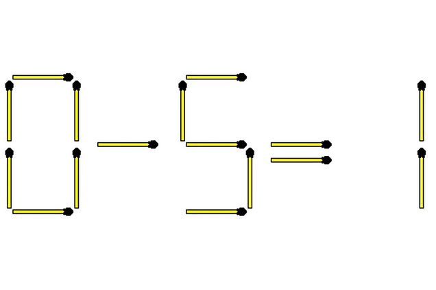 Пересуньте лише один сірник: хитра головоломка