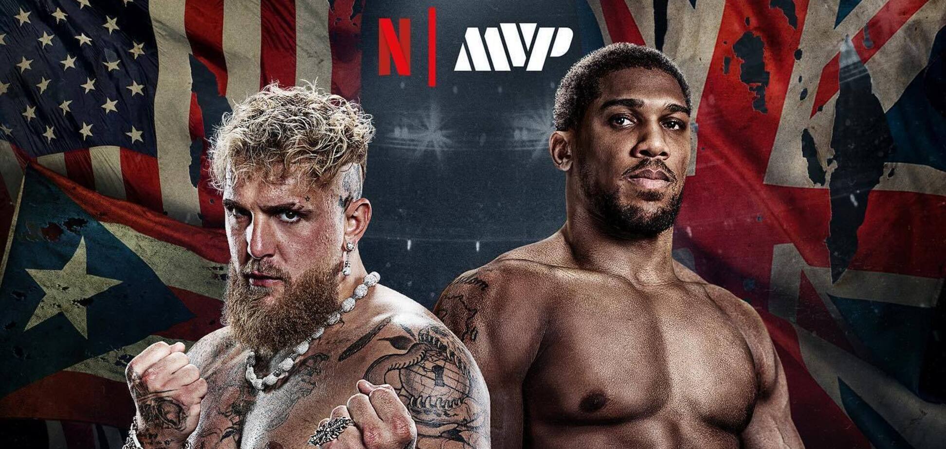 Афіша Netflix для трансляції бою Пол – Джошуа