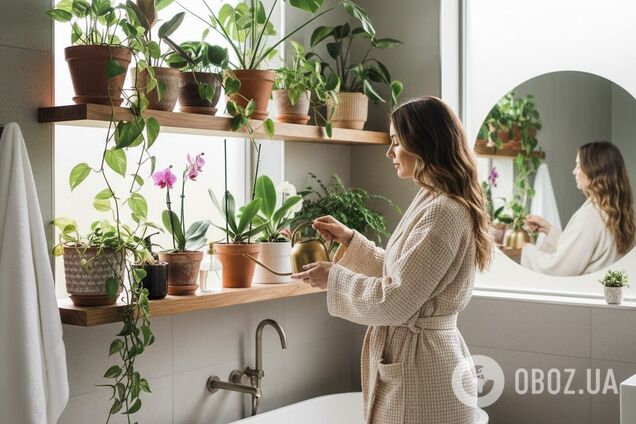 Какие цветы можно поставить в ванной: виды, которые обожают влагу