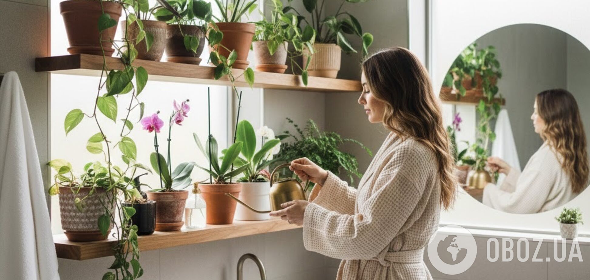 Какие цветы можно поставить в ванной: виды, которые обожают влагу