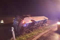 В Словакии перевернулся автобус с украинцами: есть пострадавшие. Фото