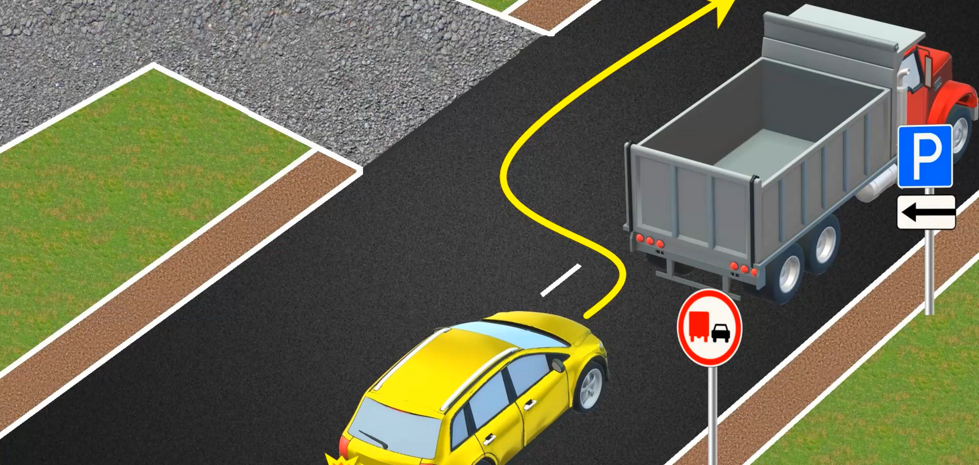 Нарушит ли правила водитель? Тест на знание ПДД