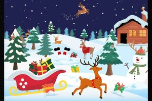 Скільки оленів на малюнку? Весела головоломка