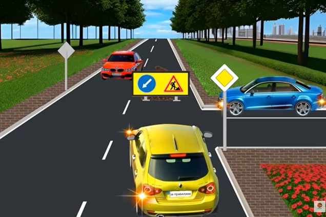 У якому порядку розʼїдуться авто? Завдання для досвідчених водіїв