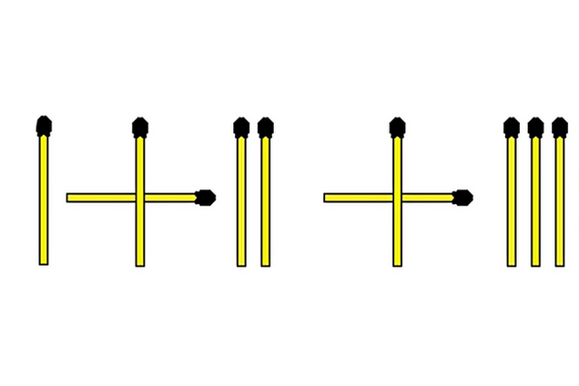 Как сделать уравнение правильным? Головоломка со спичками