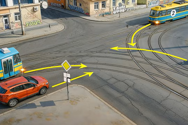 Кто проедет первым, а кто - последним? Тест на знание ПДД