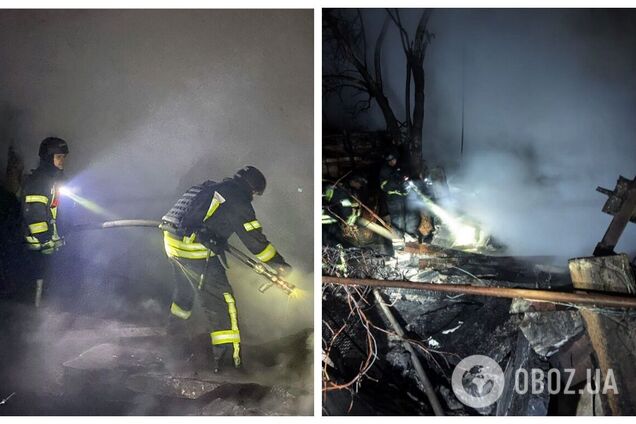 В Кривом Роге из-за вражеской атаки произошли пожары: пострадали четыре человека. Фото