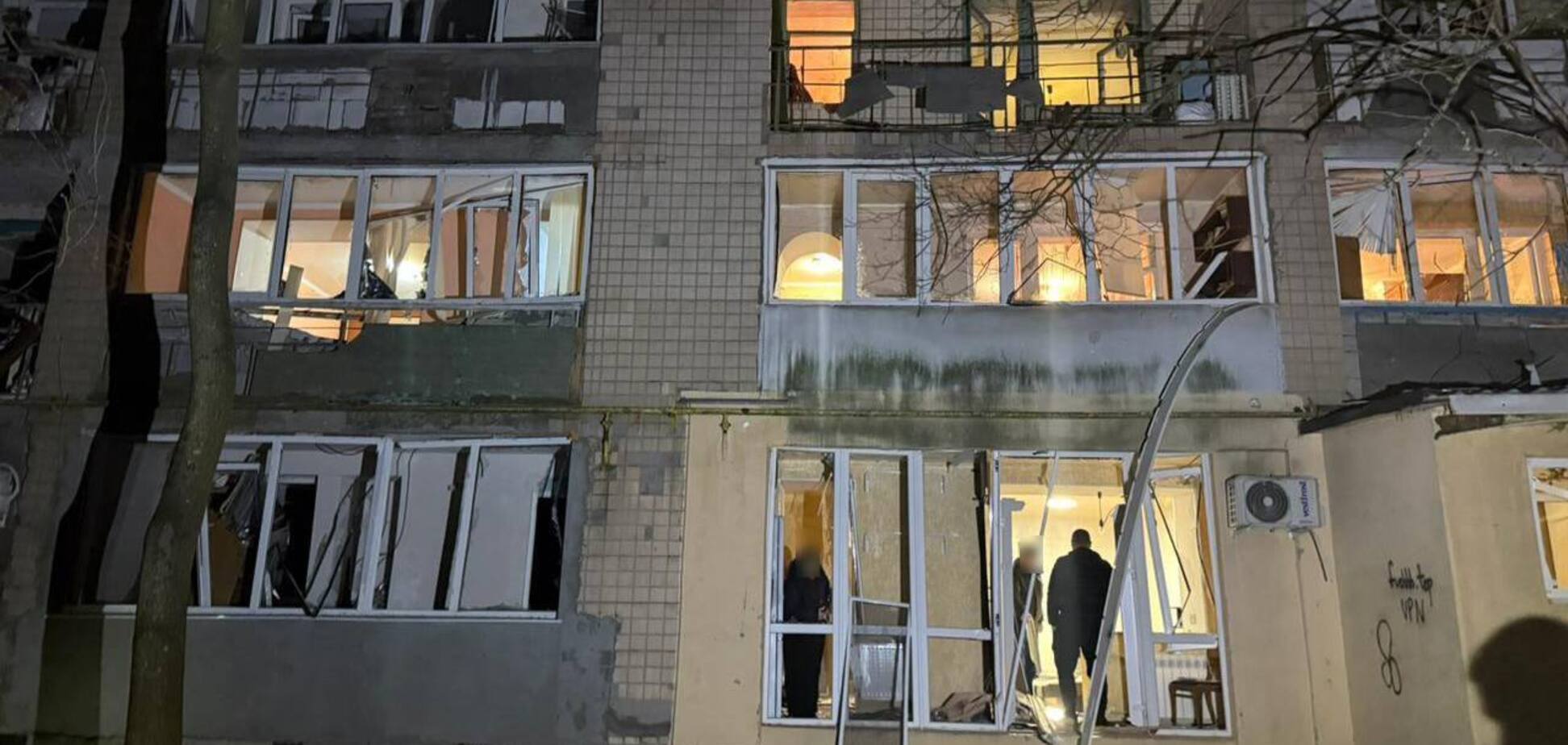 В Одесской области в результате вражеской атаки повреждены объекты гражданской инфраструктуры: пострадали восемь человек. Фото