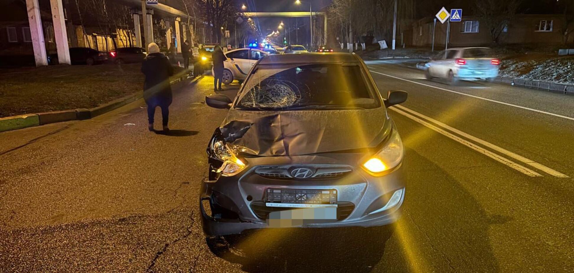 В Харькове судья сбила двух детей на пешеходном переходе: они в реанимации. Фото