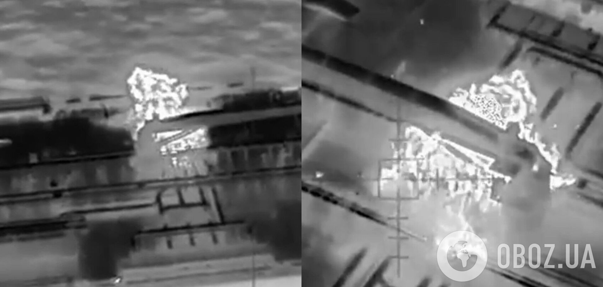 СБУ впервые поразила танкер 'теневого флота' России в водах Средиземного моря. Видео