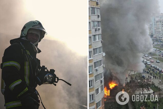В Киеве в результате масштабного пожара полностью выгорело кафе: подозревают взрыв генератора. Подробности, фото и видео