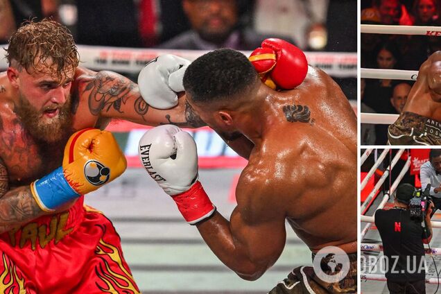 Три нокдауна и перелом челюсти! Бой Пол – Джошуа завершился нокаутом в шестом раунде. Видео