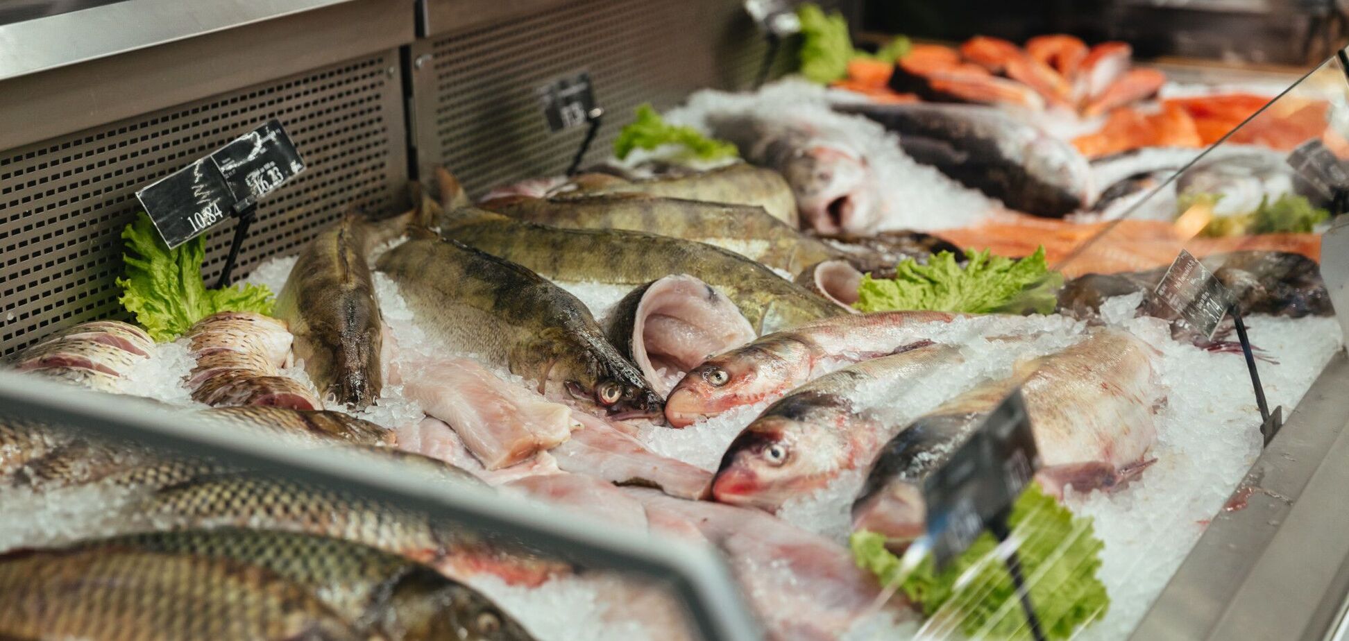 Иллюстрация - рыбный магазин