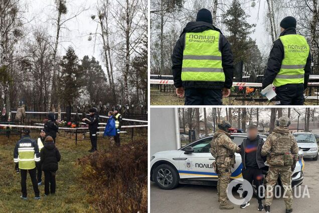 Через помсту розстріляли іноземця на кладовищі: на Київщині затримали трьох зловмисників. Подробиці та фото