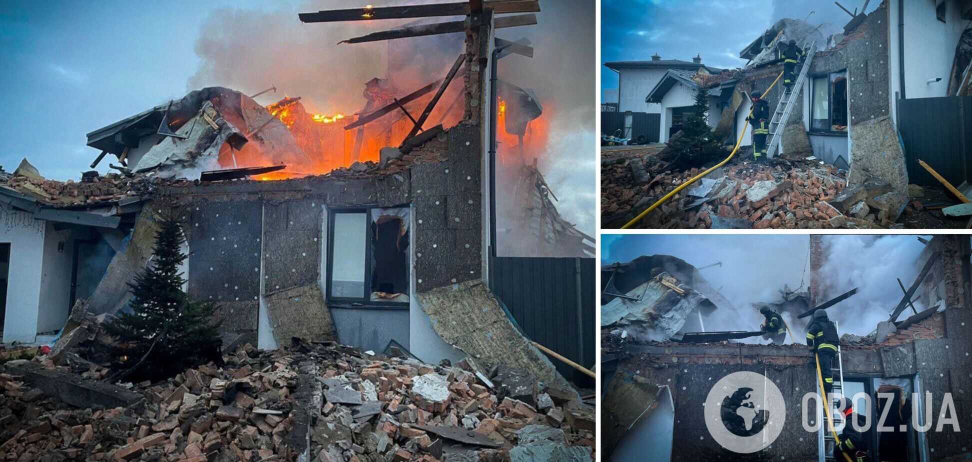 Є загибла, серед постраждалих – дитина: наслідки чергової російської атаки на Київщину. Фото