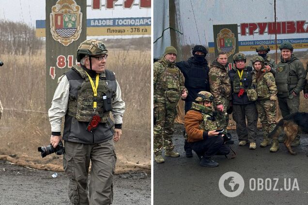 Собственными глазами увидел последствия войны: Говард Баффет вместе с полицейскими Харьковщины посетил пригород Купянска