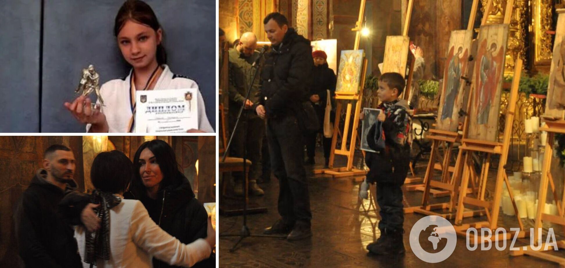 'У будинок прилетіла ракета, ми дивом вижили, а Матвійко – ні': у Києві згадали дітей-спортсменів, вбитих РФ, а імена писали на унікальних іконах