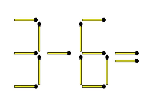 Пересуньте два сірники: головоломка, що має 2 відповіді