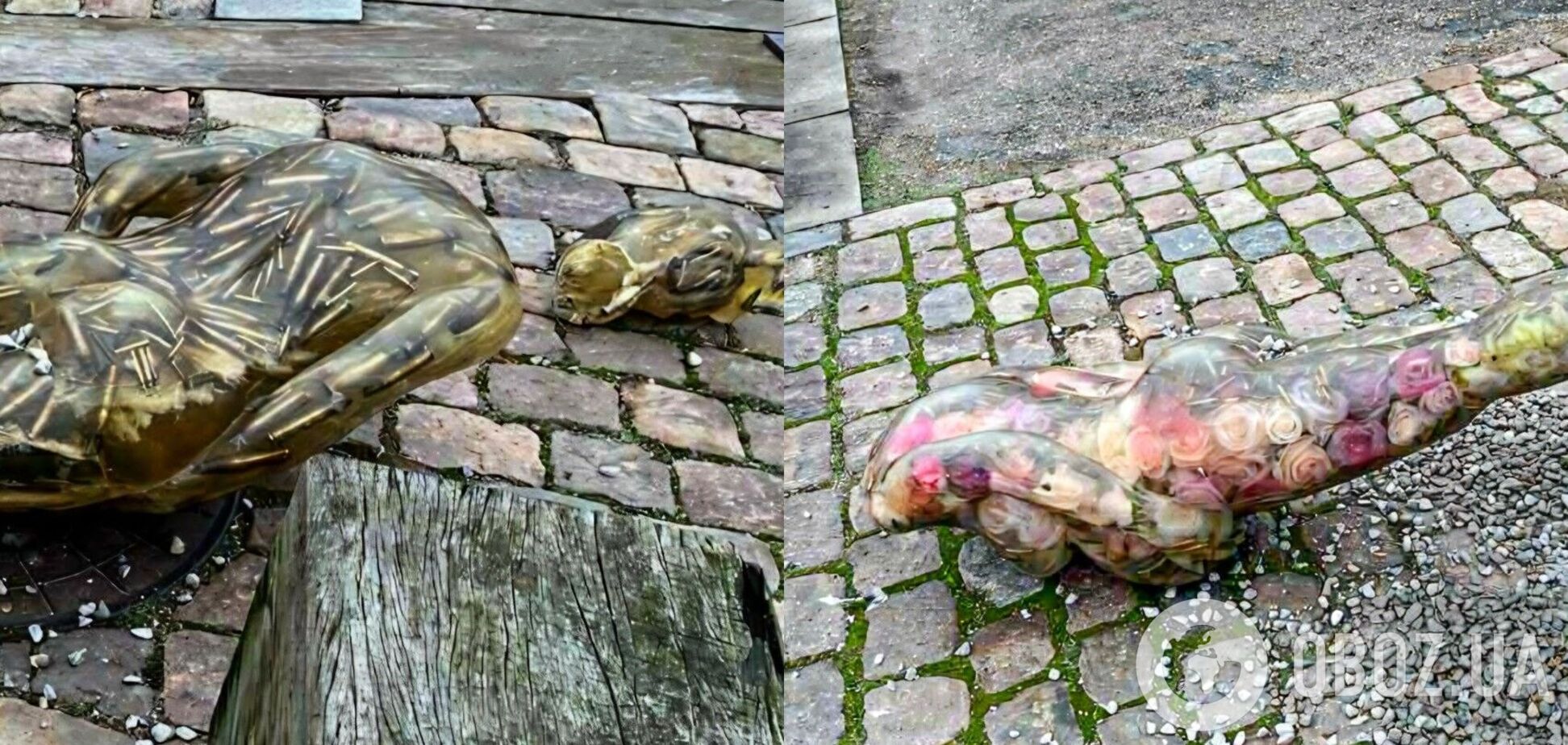 'Целенаправленный акт насилия': в Копенгагене разрушили скульптуры украинской художницы. Фото