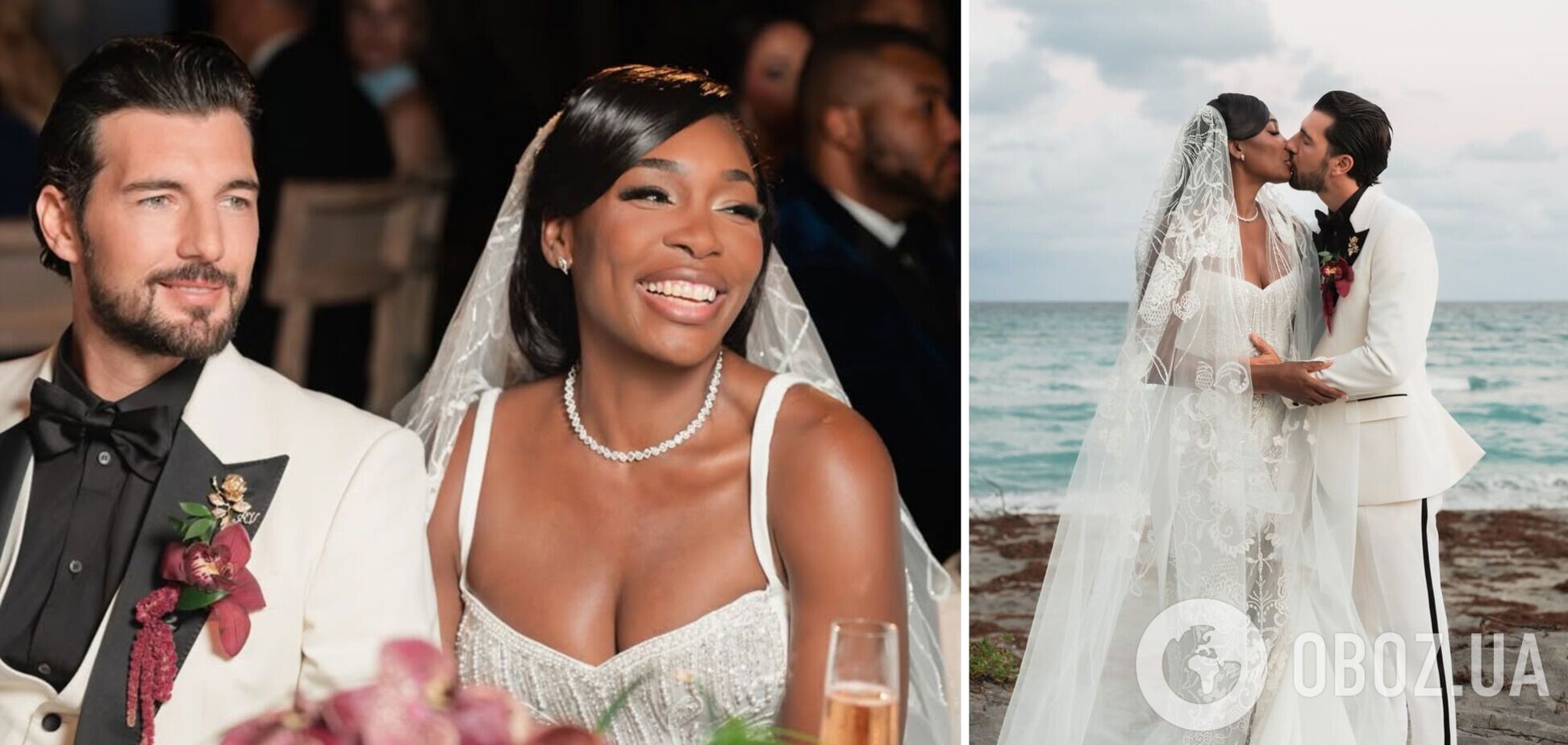 Пять дней празднования и 10 платьев невесты: как прошла помпезная свадьба актера Андреа Прети и теннисистки Винус Уильямс
