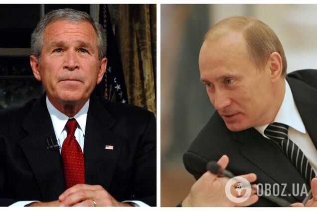 Джордж Буш-молодший. Володимир Путін
