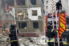 Оккупанты ударили по пятиэтажке и объекту критической инфраструктуры в Чернигове: есть жертва и раненые. Видео