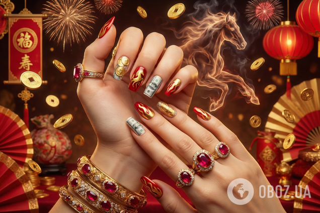 Грошовий манікюр 2026: які кольори притягнуть багатство в році Вогняного Коня
