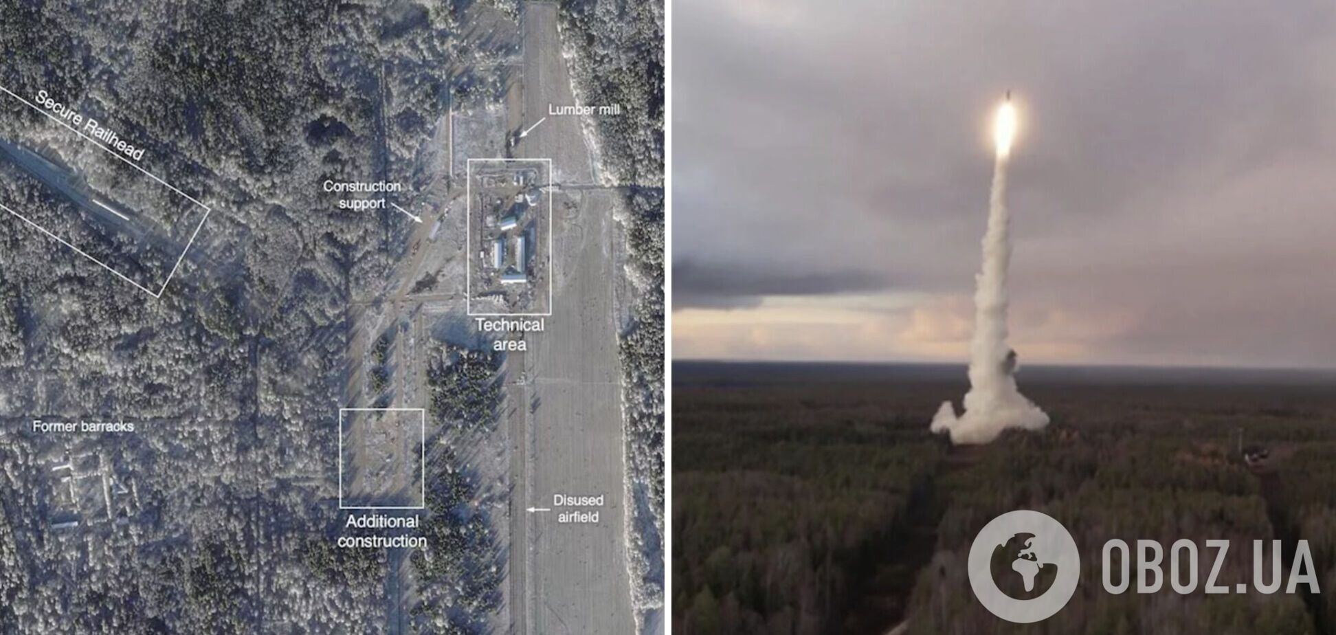 Дослідники встановили ймовірне місце розгортання ракет 'Орєшнік' в Білорусі – Reuters