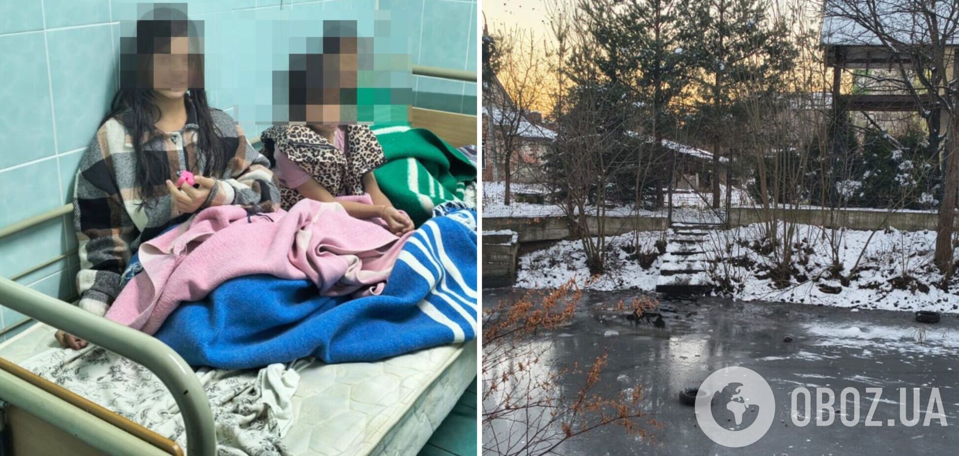 Реальная угроза жизни: на Франковщине спасли детей, которые провалились под лед. Фото