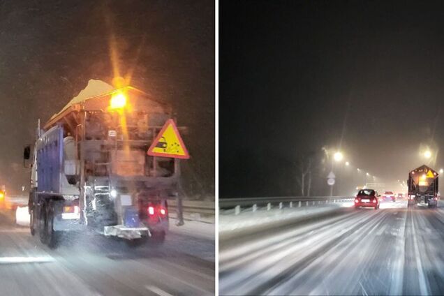 Перевернуті автобуси і майже нульова видимість: через негоду в Україні катастрофічно погіршилась ситуація на дорогах. Фото і відео